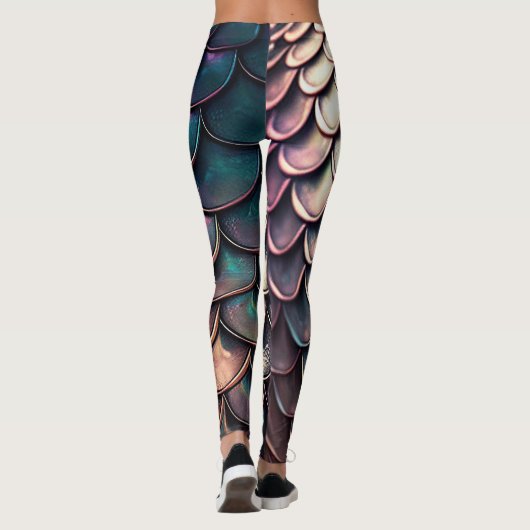 Drakenschalen Leggings (Achterkant)