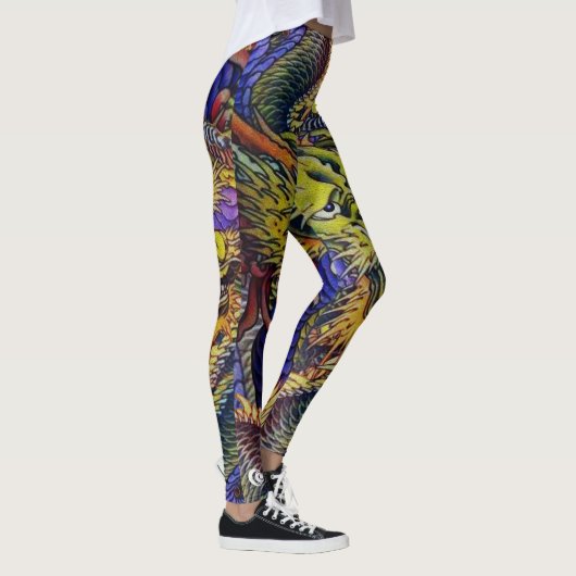 Drakenschalen Leggings (Rechts)
