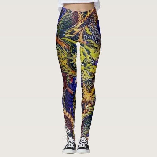 Drakenschalen Leggings (Voorkant)