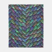 Drakenschalen Vibrant Shades1 Fleece Deken (Voorkant)