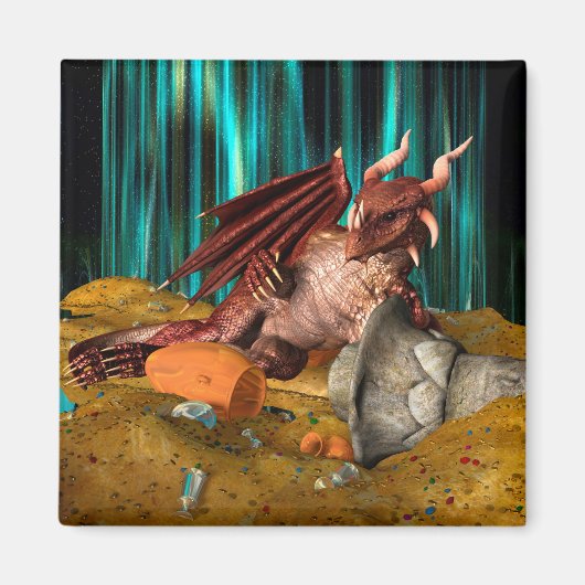 Drakenschat Magneet (Voorkant)