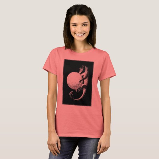 Drakenschatten T-shirt (Voorkant volledig)