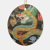 Drakenschilderij op het Koreaanse plafond van Sung Keramisch Ornament (Links)