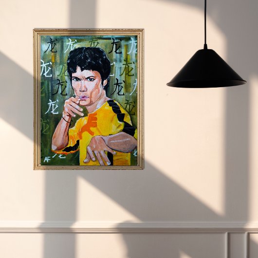 Drakenschilderij van Alfred Fox Canvas Afdruk