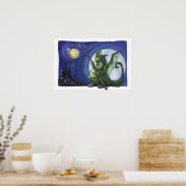 Drakenschilderkunst Poster (Keuken)