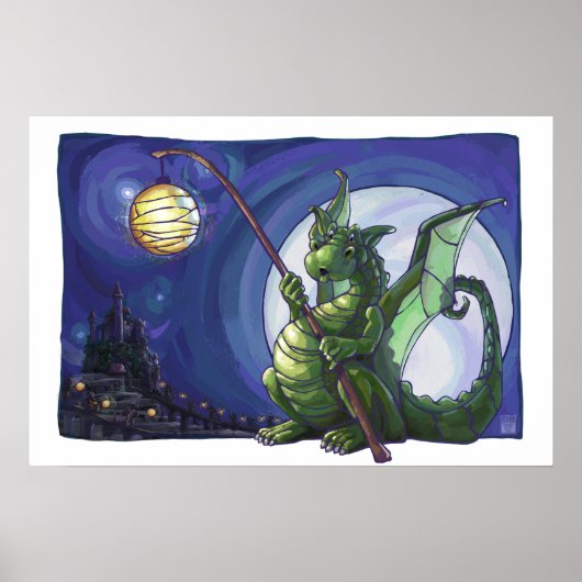 Drakenschilderkunst Poster (Voorkant)