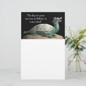 Drakenschildpad Briefpapier (Staand voorkant)