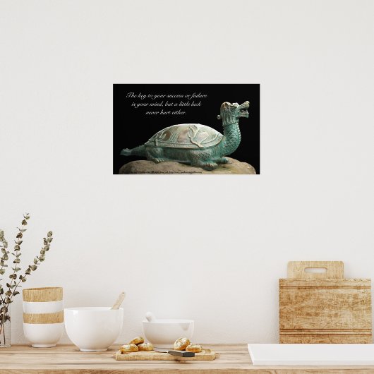 Drakenschildpad poster (Keuken)
