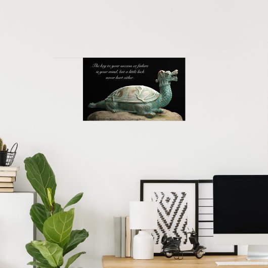 Drakenschildpad poster (Thuiskantoor)