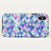 "Drakenschubben" - blauw, orchidee en lavendel Case-Mate iPhone Case (Achterkant (horizontaal))