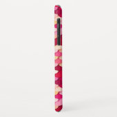 "Drakenschubben" - magenta, hete roze en perzik Case-Mate iPhone Case (Achterkant/links)