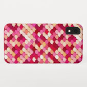 "Drakenschubben" - magenta, hete roze en perzik Case-Mate iPhone Case (Achterkant (horizontaal))