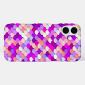 "Drakenschubben" - paars. heet roze en perzik Case-Mate iPhone Case (Achterkant (horizontaal))