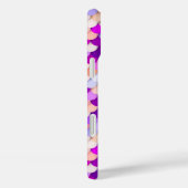 "Drakenschubben" - paars. heet roze en perzik Case-Mate iPhone Case (Achterkant / Rechts)