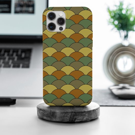 Drakenschubben, waaier, golven, Seigaiha, camoufla Case-Mate iPhone Case
