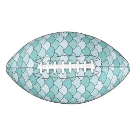 Drakenschubben, Waaiers, Golven, Seigaiha, Blauw American Football