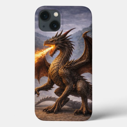Drakenschubbenpatroon Hoesje (Achterkant)