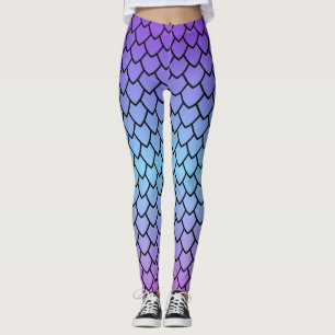 Drakenschubbenpatroon Leggings