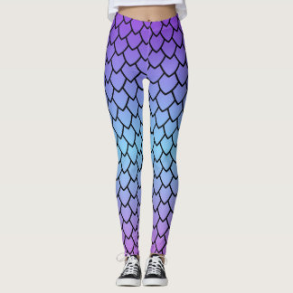 Drakenschubbenpatroon Leggings