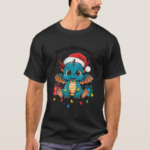 Drakenshirt Kerst Drakenshirt Fee Lichtjes leuk T-shirt