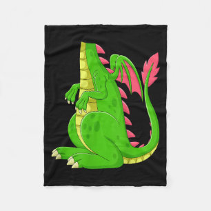 Drakenshirt voor volwassenen mannen vrouwen kinder fleece deken