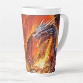 Drakenshol (passend dagboek beschikbaar) latte mok (Rechterhoek)