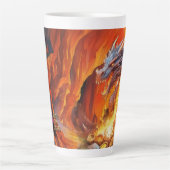 Drakenshol (passend dagboek beschikbaar) latte mok (Voorkant)