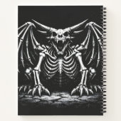 Drakenskelet — door BurnsInHell Notitieboek (Achterkant)