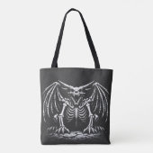 Drakenskelet — door BurnsInHell Tote Bag (Achterkant)