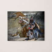 Drakenslag bij de rivier legpuzzel (Horizontaal)