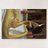 drakenslang puzzel legpuzzel (Horizontaal)