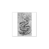 drakenslang rubberstempel (Afrduk)