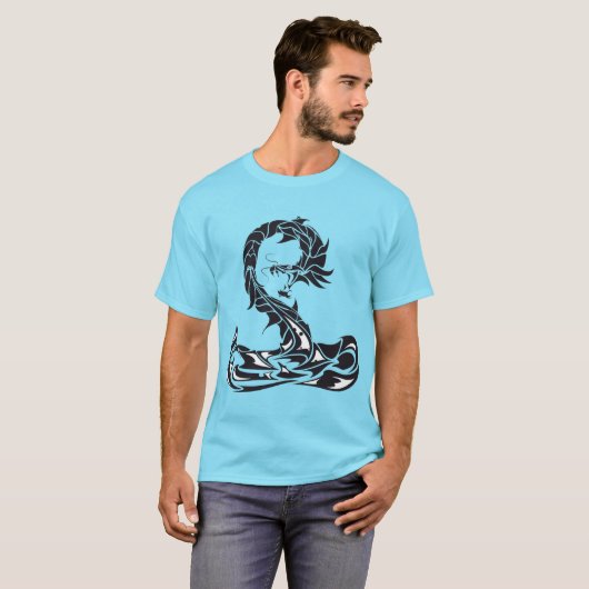 Drakenslang tattoo t-shirt (Voorkant volledig)
