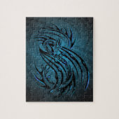 drakenstammenpuzzel cool tattoo legpuzzel (Verticaal)