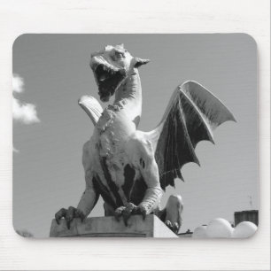 Drakenstandbeeld in Ljubljana Slovenië Muismat