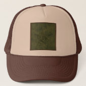 Drakenster - Groen Afbeelding met ingegraveerd led Trucker Pet (Voorkant)