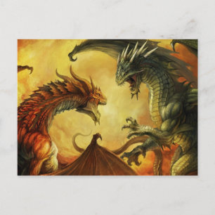 Drakenstrijd, Post Kaart