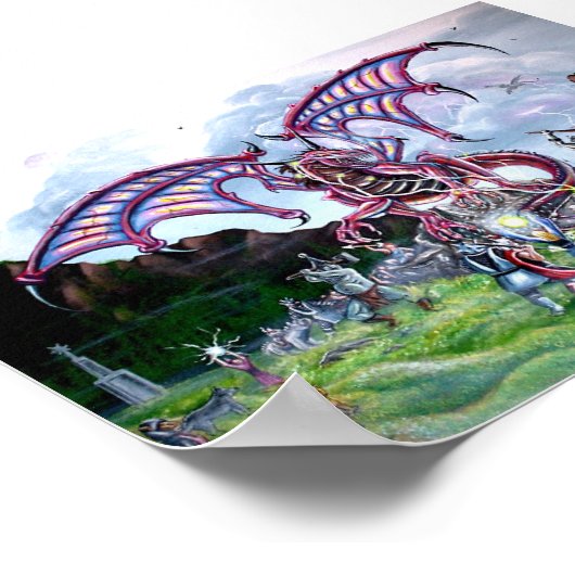 drakenstrijd poster (Hoek)