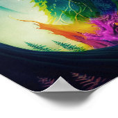 Drakenstructuur Poster (Hoek)