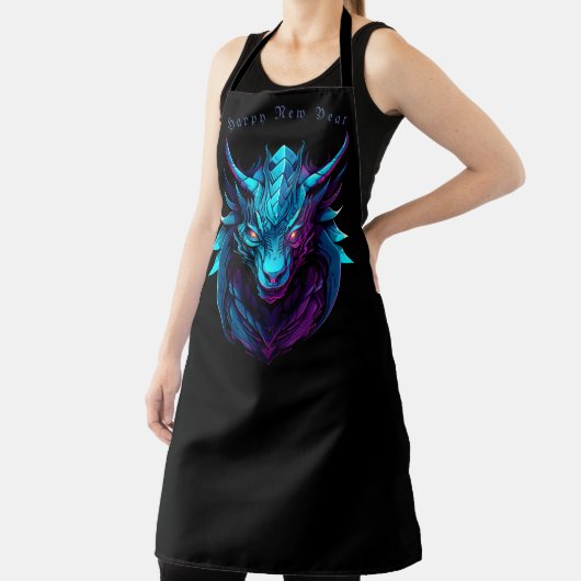 Drakensymbool, gepersonaliseerd schort (Insitu)