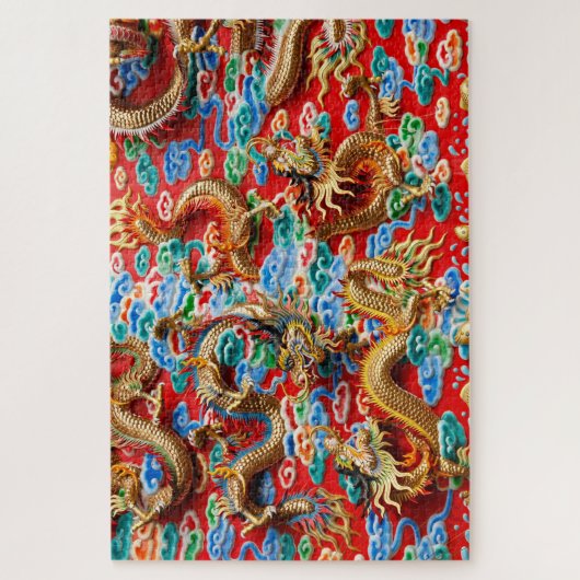 drakentempelpuzzel legpuzzel (Verticaal)