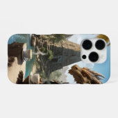 Drakentijd voor koffie iPhone hoesje (Achterkant horizontaal)