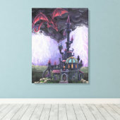 Drakentoren Canvas Afdruk (Insitu (Houten vloer))