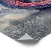 Drakentroon Fantasie Kunstposter Poster (Hoek)