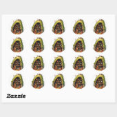 Drakentunnel Ronde Sticker (Vel)