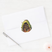 Drakentunnel Ronde Sticker (Envelop)