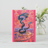 Drakenuitnodiging Kaart (Staand voorkant)