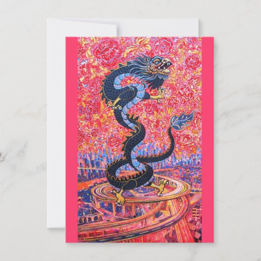 Drakenuitnodiging Kaart (Voorkant)