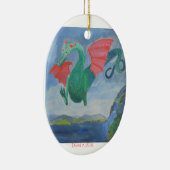 drakenvakantieversiering keramisch ornament (Rechts)