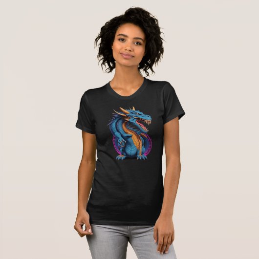 Drakenvector T-shirt (Voorkant volledig)